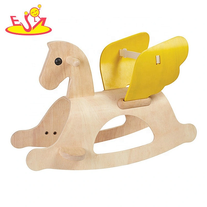New popular wooden kids rocking horse for baby  W16D130