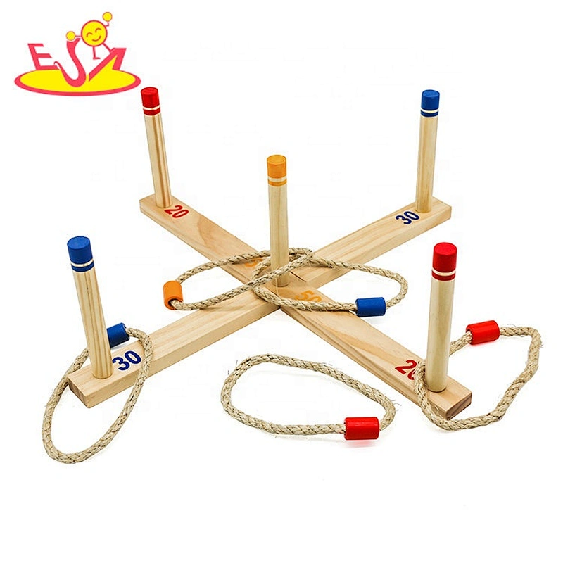 High quality outdoor wooden cricket set with LOGO customize W01D062