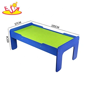 Most popular preschool children wooden activity table with board W08G297A