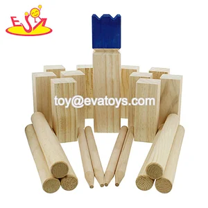 2020 high quality outdoor wooden kubb lawn game wholesale W01D031