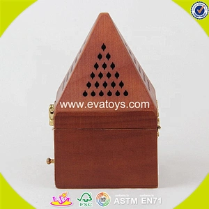 2021new release wholesale cheap Incense burner top wooden W02A357