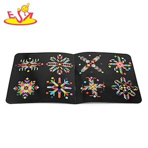 2021 Hot selling 80 pcs educational wooden shape puzzles for toddlers W14A255
