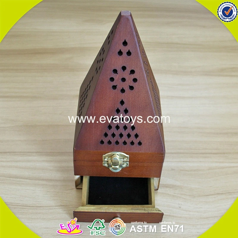 2021new release wholesale cheap Incense burner top wooden W02A357