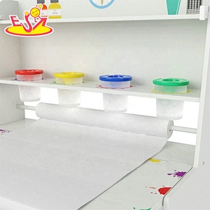 High quality white wooden kids drawing desk for wholesale W08H305