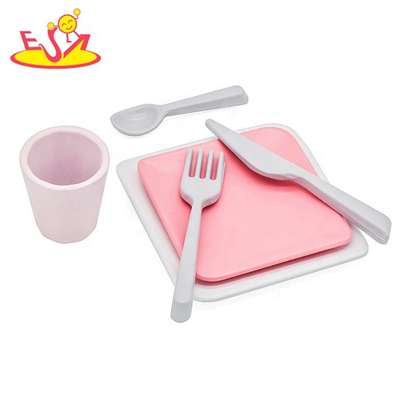 2021 New hottest gold wooden tableware sets toys for childrenW10B328