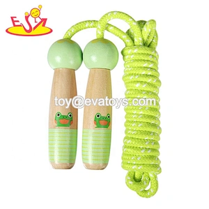 wholesale preschool wooden children jumping rope with most popular W01A372B