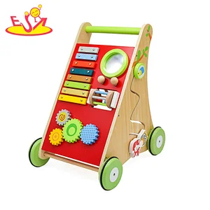 2021 Customize baby activity fun wooden Baby walker W16E148