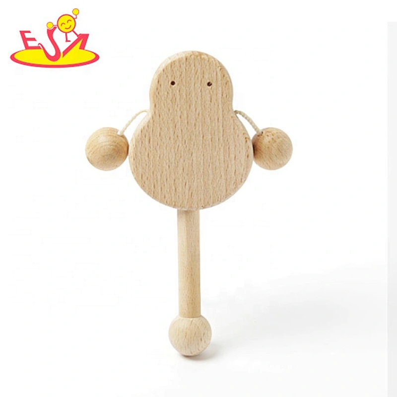 wholesale lovely wooden rattle drum toy for kids W07G020