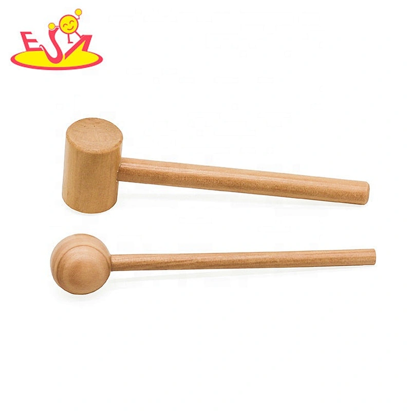 wholesale lovely wooden rattle drum toy for kids W07G020