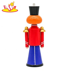 Customize christmas ornaments wooden nutcracker set for wholesale W06D160