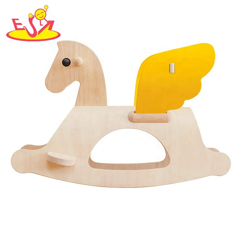 high quality wooden kids rocking horse for baby  W16D131