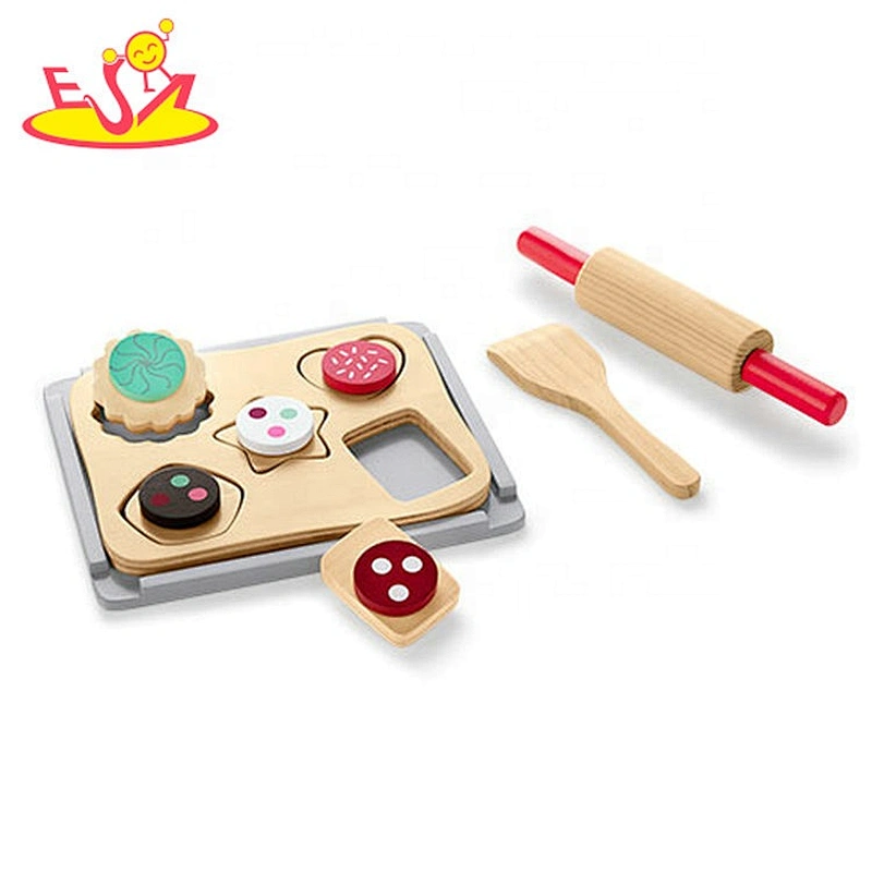 New arrival simulation wooden play baking set for children W10B341