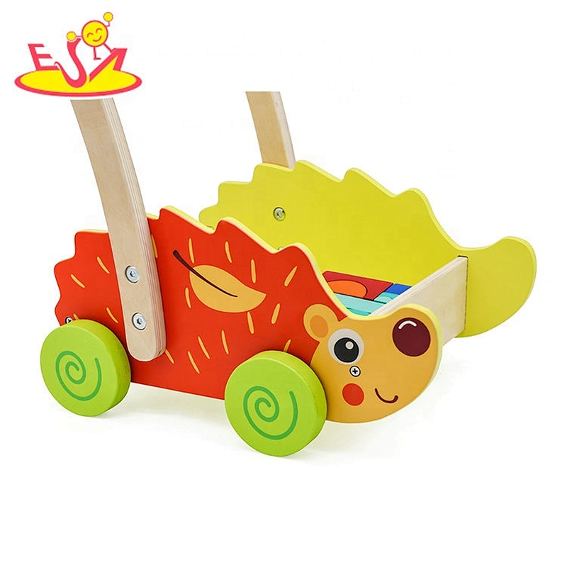 2021 wholesale pull car designed wooden Blocks car for toddlers W13C044