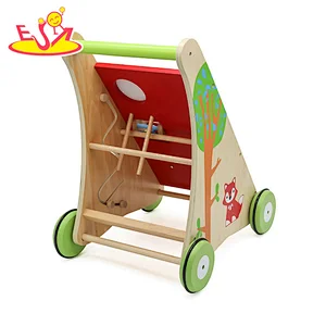 2021 Customize baby activity fun wooden Baby walker W16E148