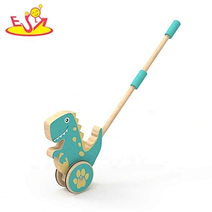 New design preschool wooden push walker toy for baby W05A030
