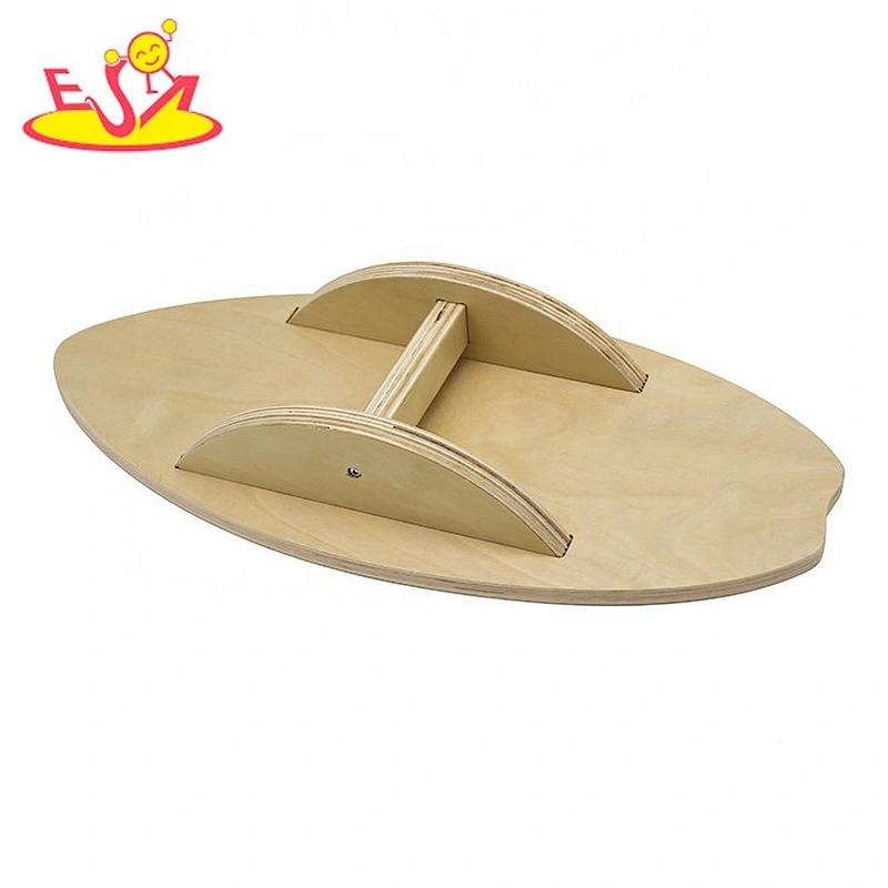 High quality cartoon wooden balance board fitness for kids W01D044