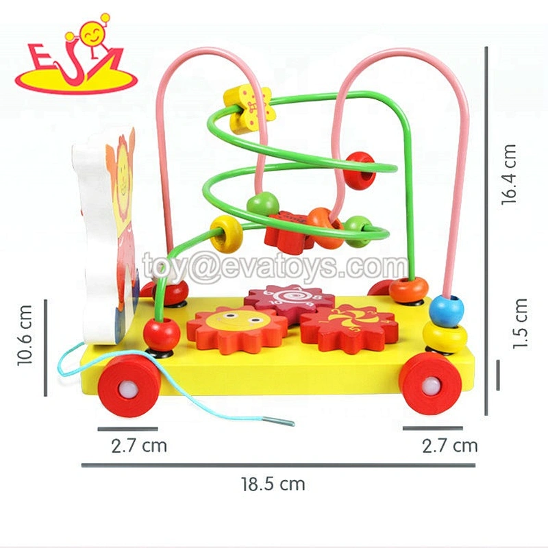 wholesale preschool wooden pull toys for toddlers W05C135