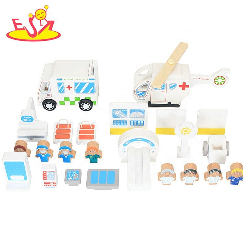 Customize preschool wooden parking garage toy for kids W04B082