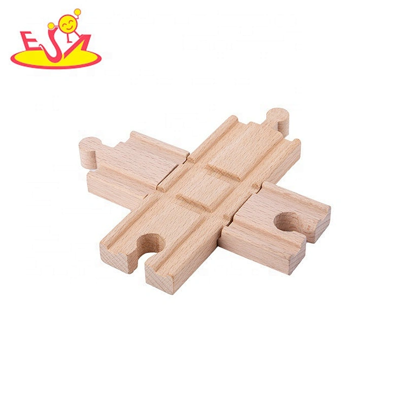 Customize educational wooden railway train set toy for kids W04C197
