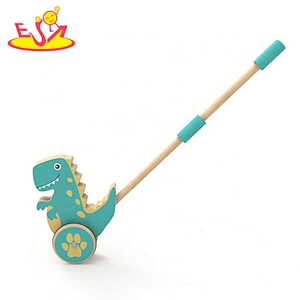 New design preschool wooden push walker toy for baby W05A030