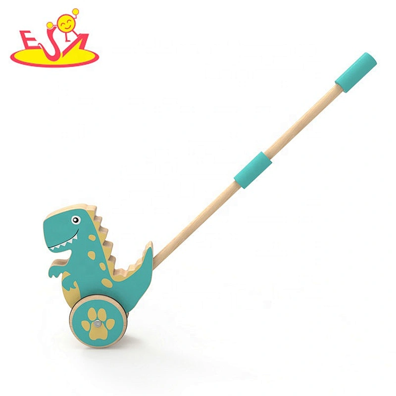 New design preschool wooden push walker toy for baby W05A030