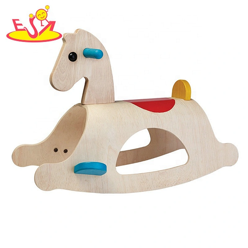 New popular wooden kids rocking horse for baby  W16D130