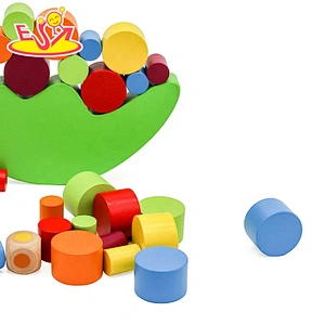 2021 New design preschool wooden block balance toy for children W11F095