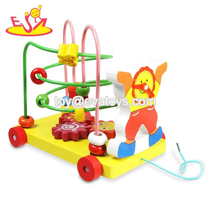 wholesale preschool wooden pull toys for toddlers W05C135