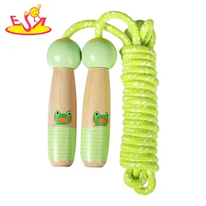 wholesale high quality wooden kids jump rope with CUSTOMIZE  W01A372D