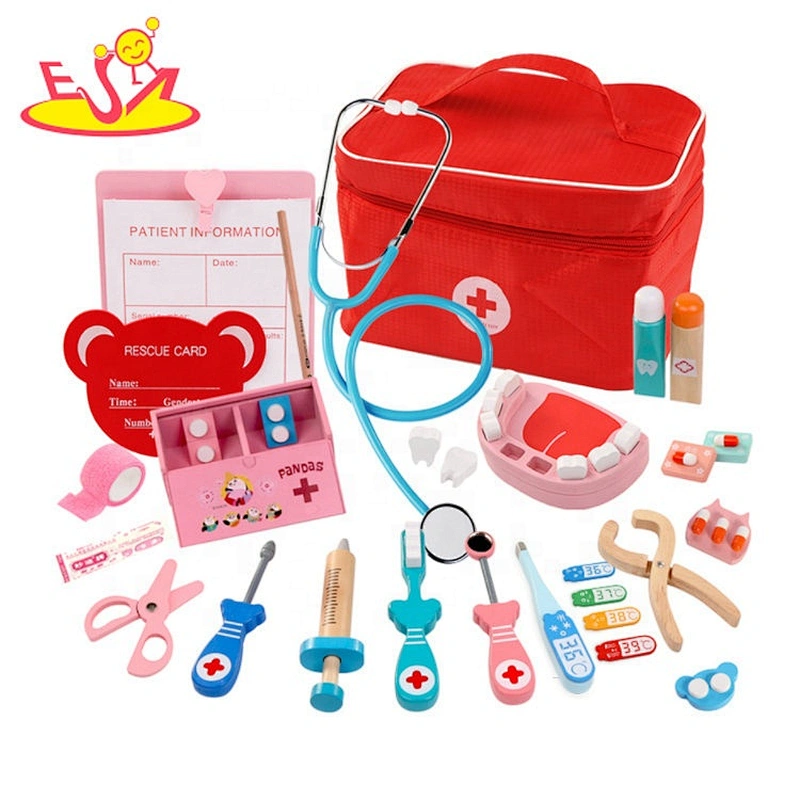 Customize preschool wooden dentist toy set for kids W10D263