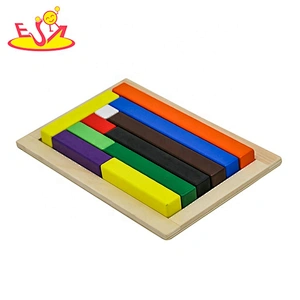 2021 Customize colorful wooden blocks toys for children W14A257