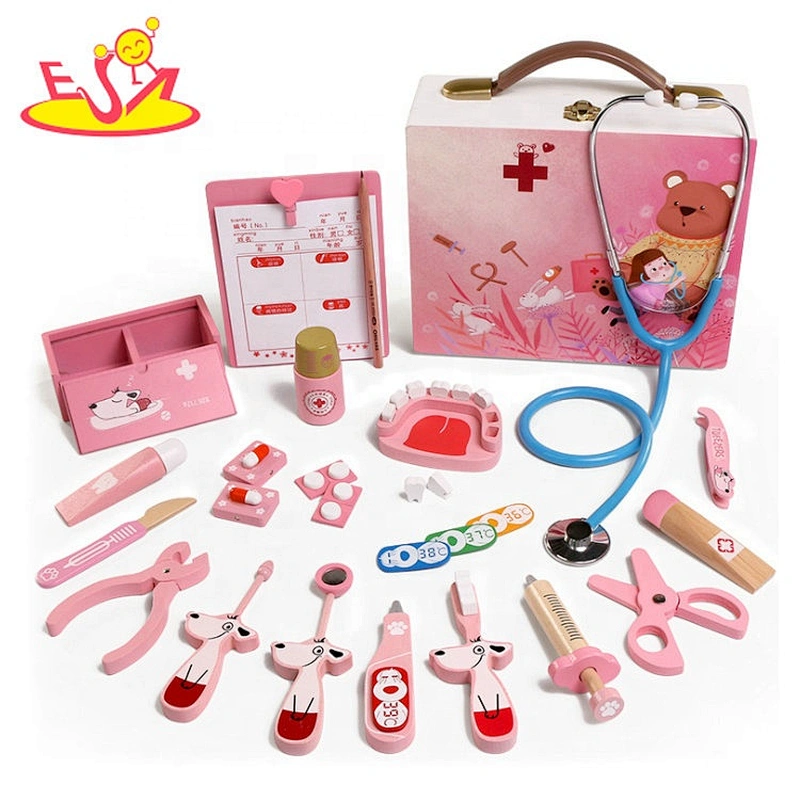Customize simulation play wooden dentist toy for kids W10D264