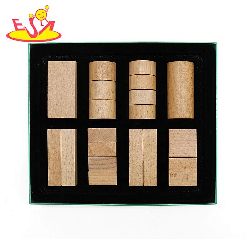 Customize educational wooden cylinder toy for children W14A249