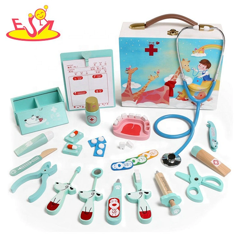 Customize preschool wooden dentist toy set for kids W10D263