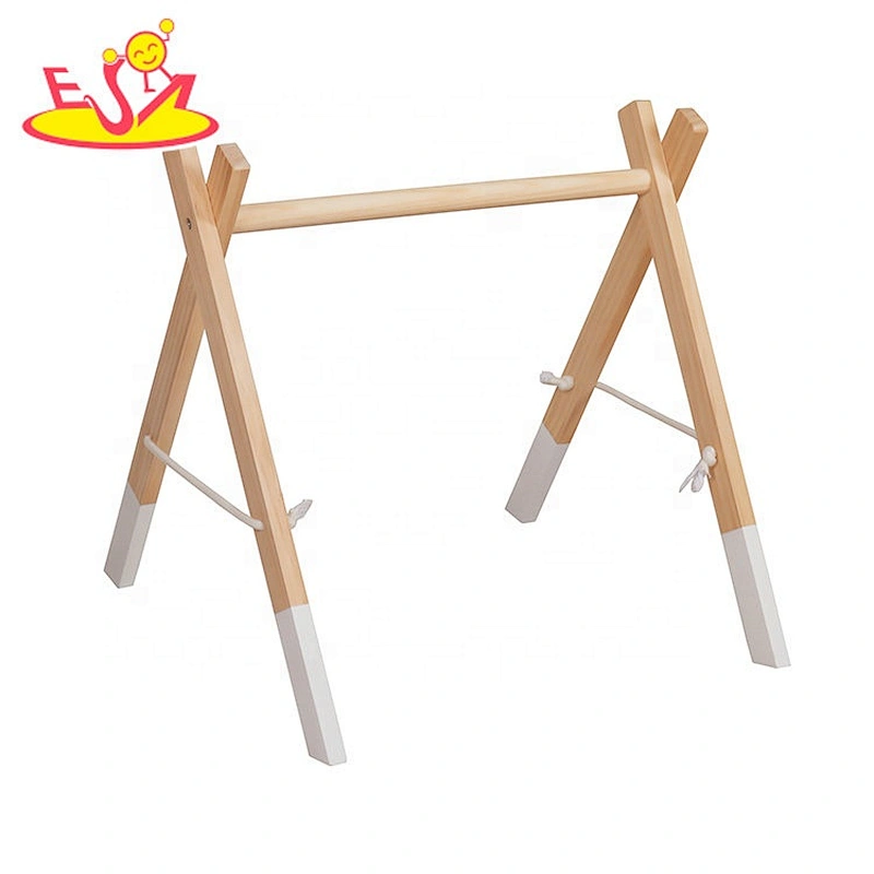 2021 high quality natural wooden infant play gym with customize W08K294