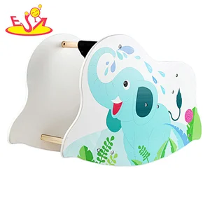 High quality baby lovely wooden rocking horse toy for wholesale  W16D129E