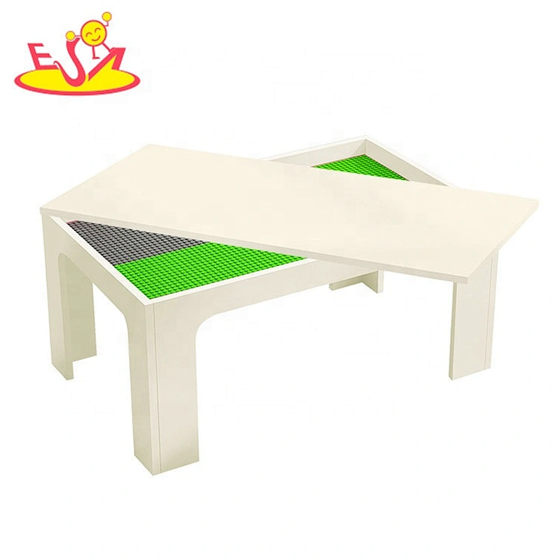 Customize preschool wooden toys table set for kids W08G295A