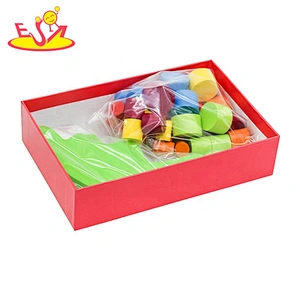 2021 New design preschool wooden block balance toy for children W11F095