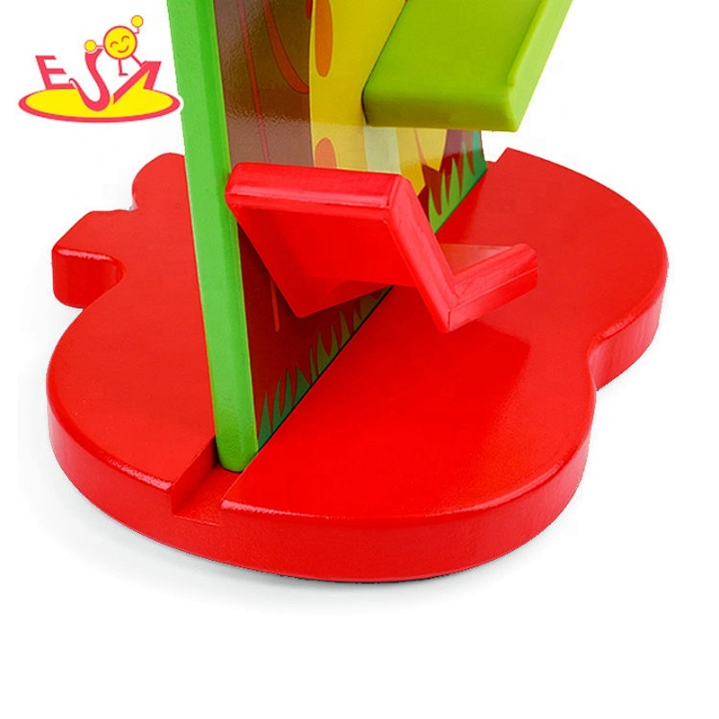 New arrival educational baby wooden track car toys for gift W04E094