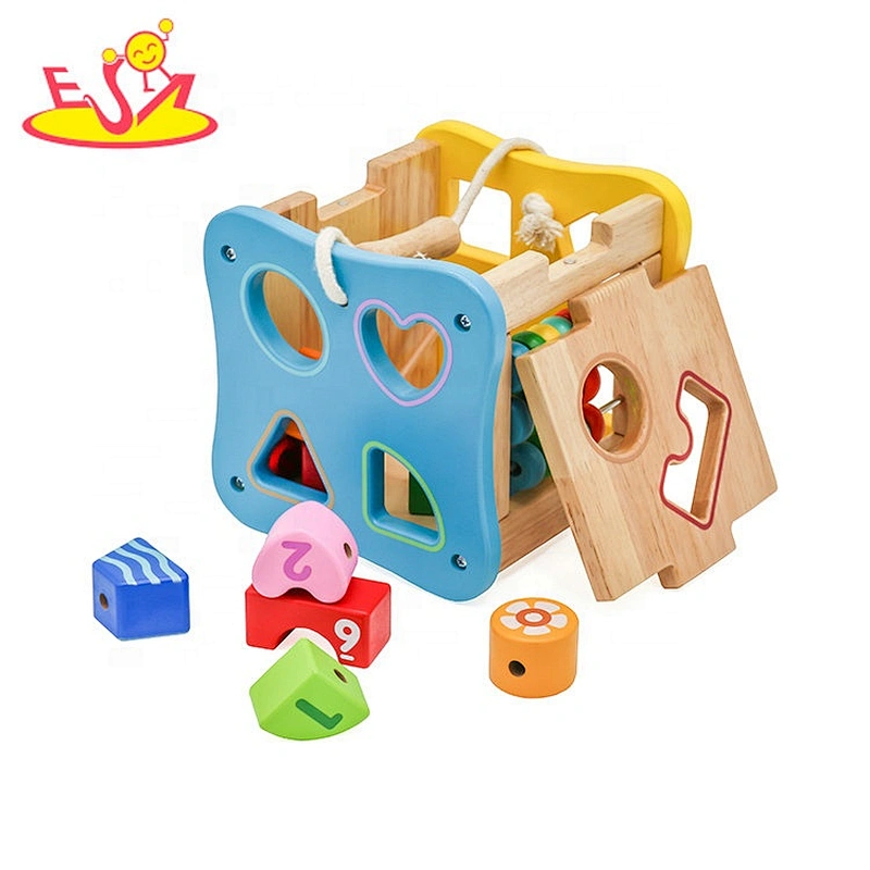 New arrival educational wooden kids play table with multi fnction W12D177