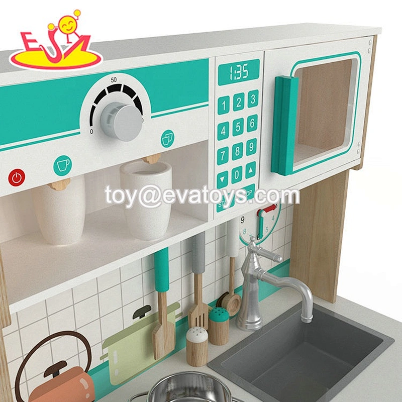 2021New arrived pretend Wooden kitchen toy for children W10C458C