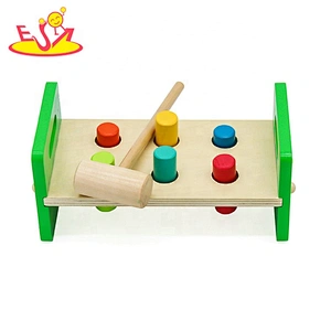 New design preschool wooden hammering pounding toy for children W11G067