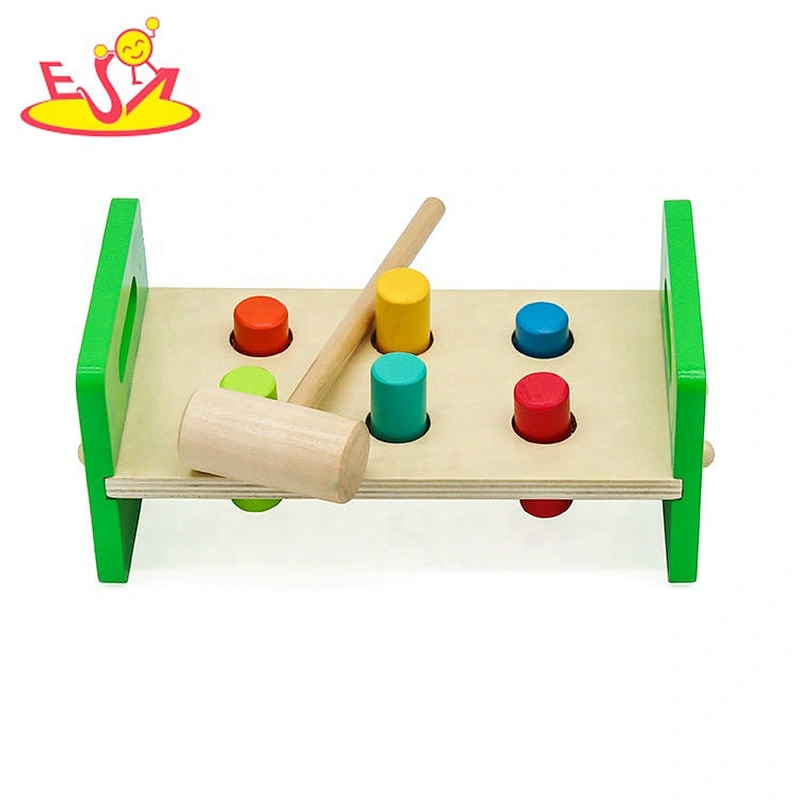 New design preschool wooden hammering pounding toy for children W11G067