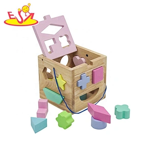 New Montessori Educational Kids Wooden Shape Sorter Toy For Children W12D205