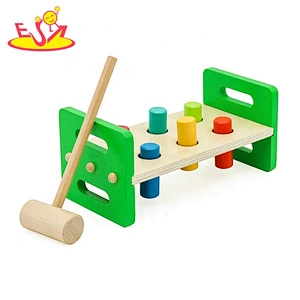 New design preschool wooden hammering pounding toy for children W11G067