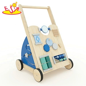 New design early learning centre wooden pram walker for babies W16E158