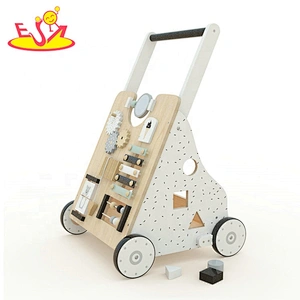 New design early learning centre wooden walker for babies W16E159