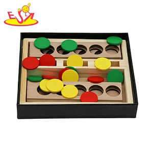 2021 New hottest educational wooden color counting toy for kids W12E076