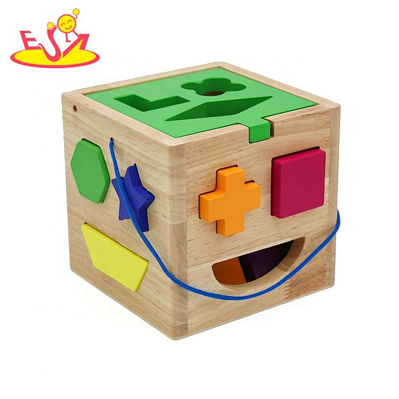 New Montessori Educational Kids Wooden Shape Sorter Toy For Children W12D205