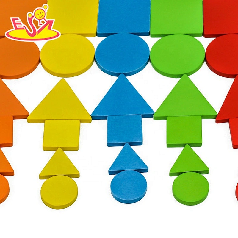 2021 New arrived educational wooden color block toy for kids W14A247